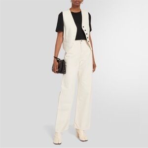 Citizens of Humanity Gaucho High-Rise Wide-Leg Jeans Sz 27 in Marzipan